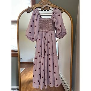 Dahlia Embroidered Maxi Dress